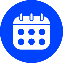 date and calendar icon